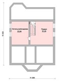 Проект дома C-231. Дом 1 этаж с цокольным этажом C-231 Проект дома C-231. Дом 1 этаж с цокольным этажом C-231