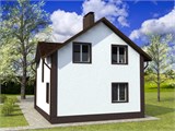 Проект дома B-230. Недорогой дом B-230