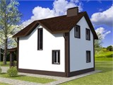 Проект дома B-230. Недорогой дом B-230