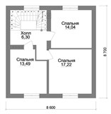Проект дома B-225. Недорогой дом до 150 м2 B-225