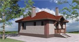 Проект дома A-064. Дом 8 на 9 одноэтажный A-064