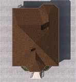 Проект дома B-214. Небольшой дом с двумя спальнями B-214