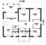 Проект дома 1 этаж 200 кв C-219 C-219
