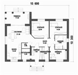 Проект дома B-208. Кирпичный дом 150 м B-208