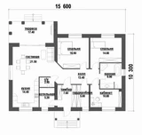 Проект кирпичного дома 150 м B-208 B-208