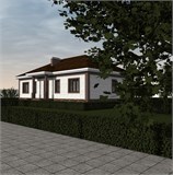 Проект дома B-208. Кирпичный дом 150 м B-208