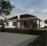 Проект дома B-208. Кирпичный дом 150 м B-208