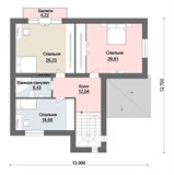 Проект дома D-096. Красивый дом из пеноблоков D-096 Проект дома D-096. Красивый дом из пеноблоков D-096