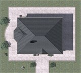 Проект дома B-185. Дом из пеноблоков с эркером B-185