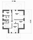 Проект дома D-086. Дом с террасой до 250 м D-086