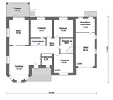Проект дома C-184. Красивый дом с гаражом C-184