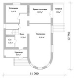 Проект дома C-113. Дом с подвалом и мансардой C-113 Проект дома C-113. Дом с подвалом и мансардой C-113