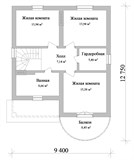 Проект дома C-113. Дом с подвалом и мансардой C-113 Проект дома C-113. Дом с подвалом и мансардой C-113