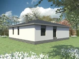 Проект квадратного дома C-102 C-102