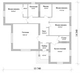 Проект дома B-089. Дом 150 кв B-089