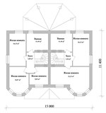 Проект дома E-025. Двухэтажный дом на две семьи E-025 Проект дома E-025. Двухэтажный дом на две семьи E-025