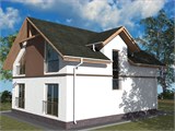 Проект дома B-037. Дом, размером 9 на 11 м B-037