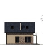 Проект дома B-034. Узкий дом с террасой B-034 Проект дома B-034. Узкий дом с террасой B-034