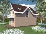 Проект дома A-003. Маленький дом до 100 м2 A-003