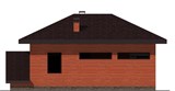 Проект хоз. постройки G-073. Хозблок с террасой G-073