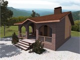 Проект хоз. постройки G-044. Баня 100 м2 G-044 Проект хоз. постройки G-044. Баня 100 м2 G-044