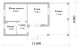 Проект летней кухни G-008 G-008