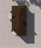 Проект хоз. постройки G-045. Сауна с террасой G-045