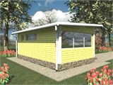Проект хоз. постройки G-083. Каркасная летняя кухня G-083 Проект хоз. постройки G-083. Каркасная летняя кухня G-083