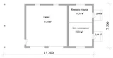Проект гаража из кирпича G-084 G-084