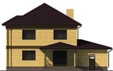 Проект дома D-142. Кирпичный дом с гаражом D-142