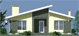 Проект дома B-305. Одноэтажный дом в современном стиле B-305