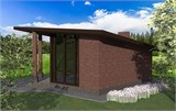 Проект хоз. постройки G-072. Простая беседка G-072