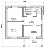 Проект дома 150 м2 B-317 B-317