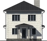 Проект дома B-321. Узкий кирпичный дом B-321