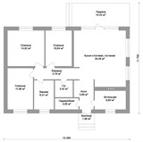 Проект дома до 150 кв м B-331 B-331