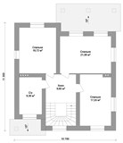 Проект двухэтажного дома до 200 м2 C-268 C-268