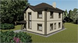 Проект двухэтажного дома до 200 м2 C-268 C-268