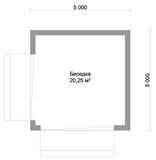 Готовый проект беседки G-091 G-091