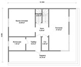 Проект каркасного дома с мансардой D-150 D-150