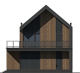 Проект каркасного дома с мансардой D-150 D-150