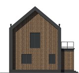 Проект каркасного дома с мансардой D-150 D-150